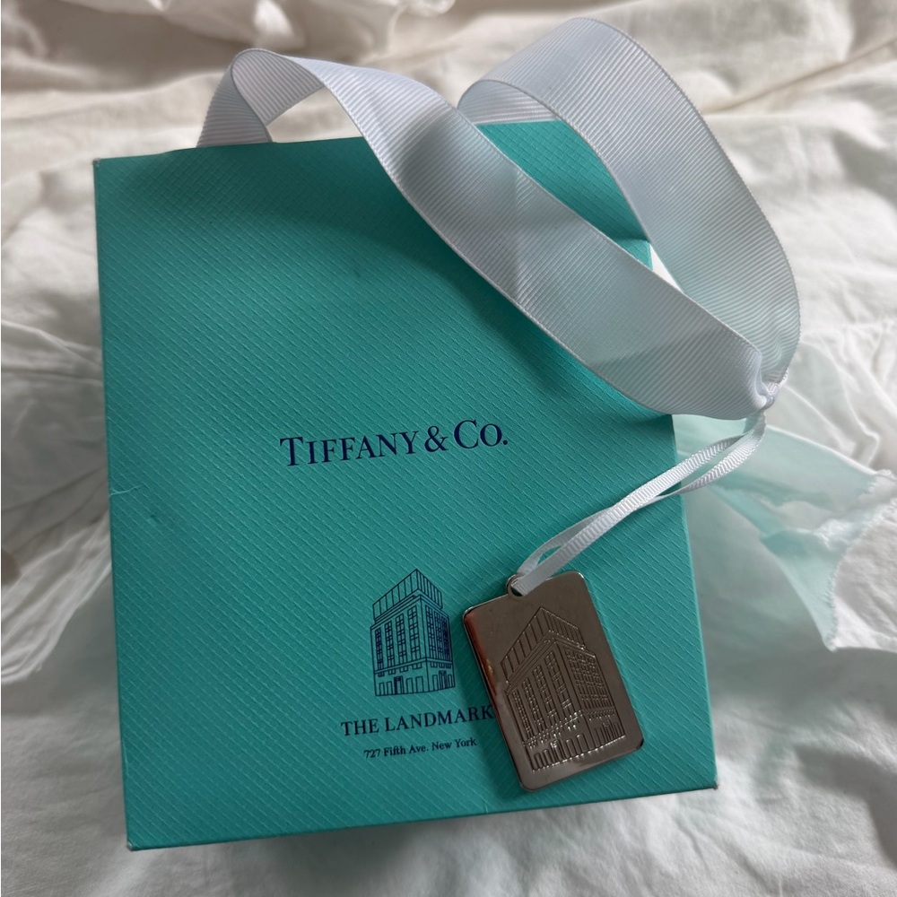 Tiffany & Co Shopping Bag and The Landmark Charm